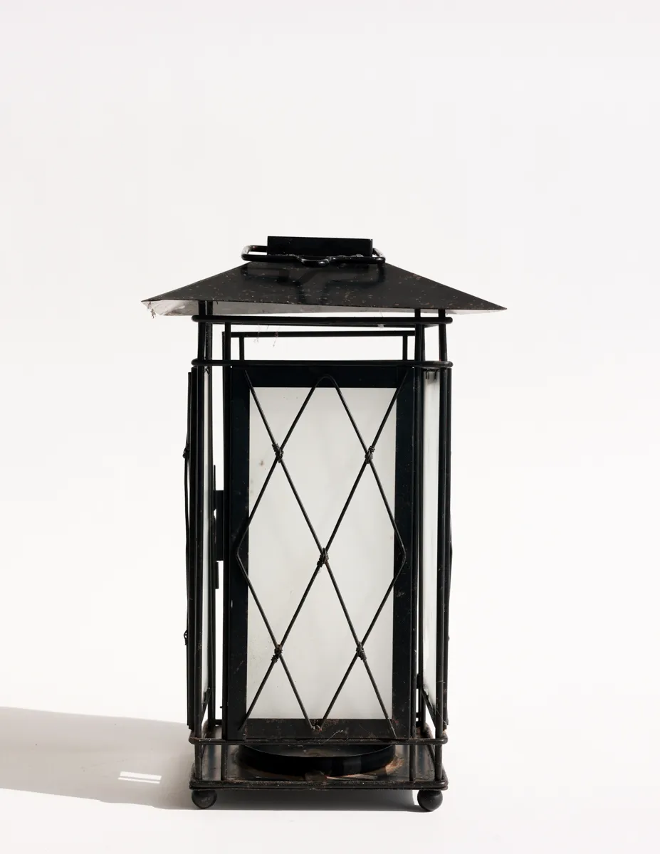 ELEMENTS Black Cross Lantern