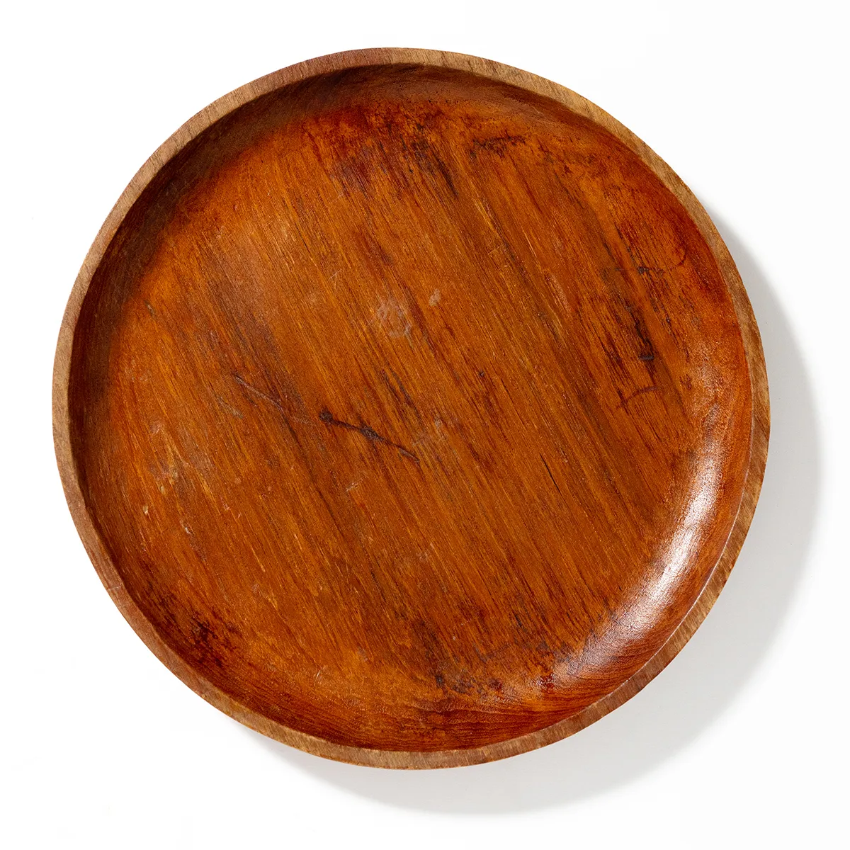 Antique Solid Wood Bread Board, plate