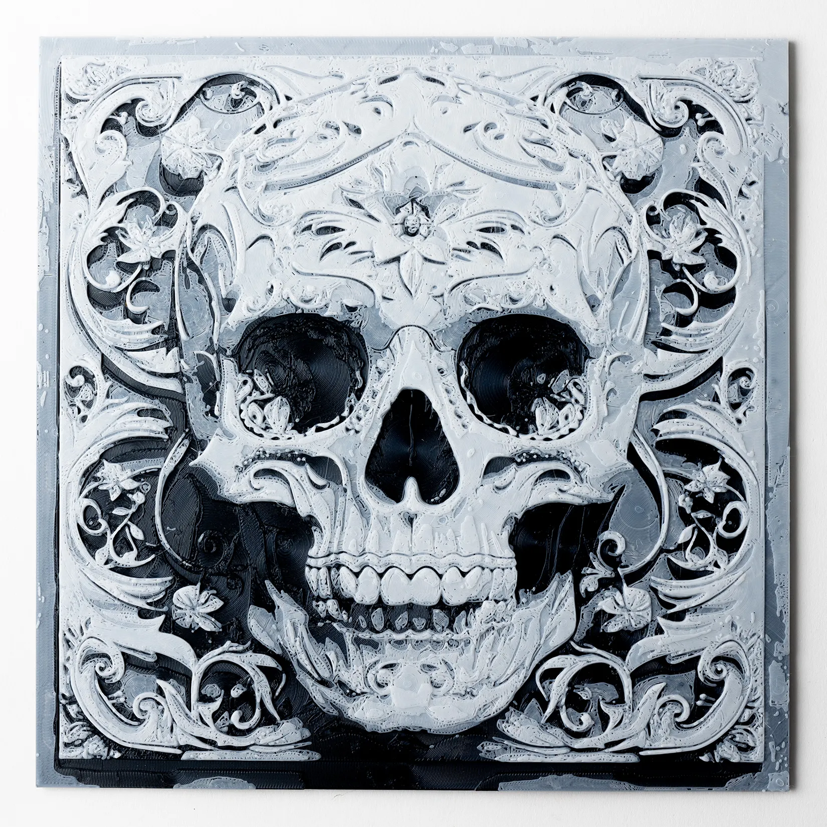 3D Skeleton Art - 8" x8"