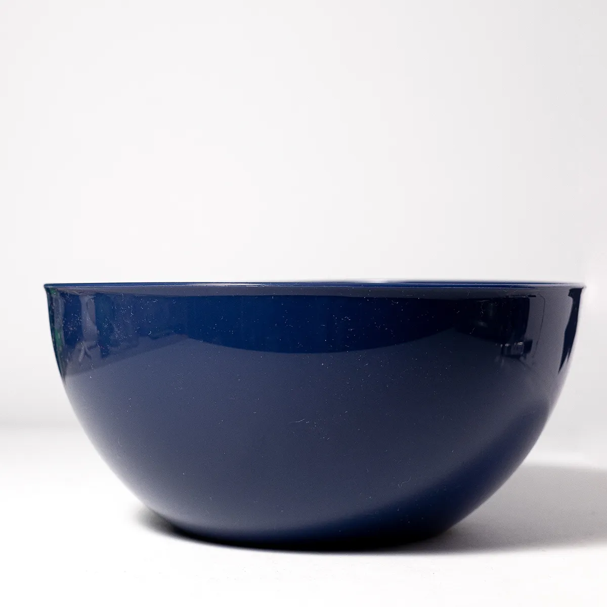 Navy Blue Plastic Bowl Large