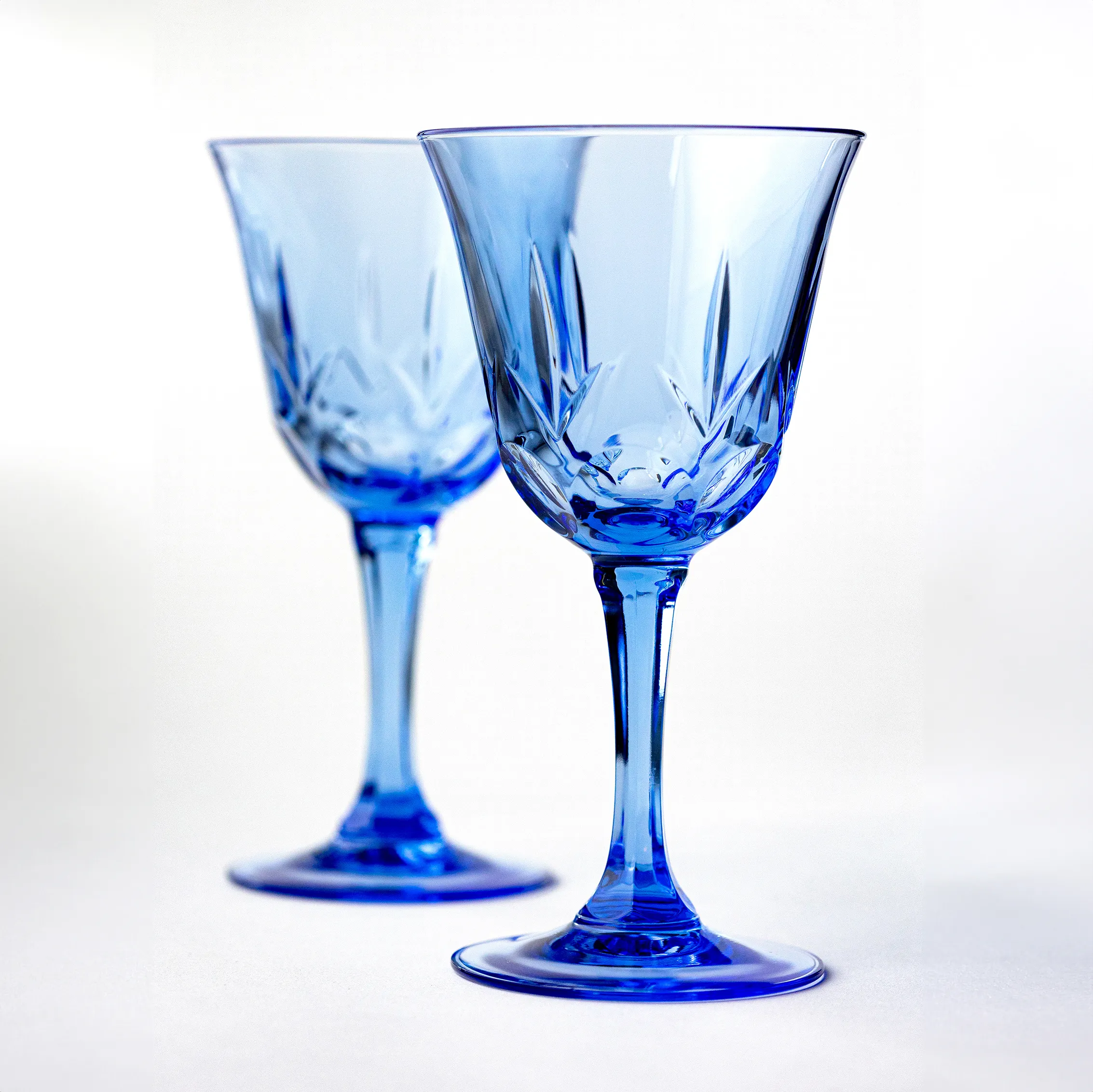 Saphire Goblets 7.5" x 4"