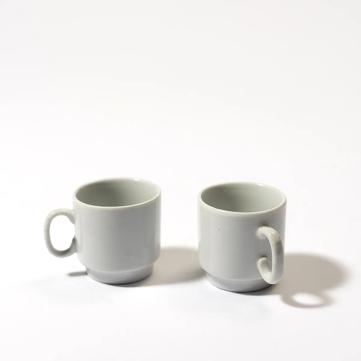 Tiny White Espresso cup - 2" x 2"