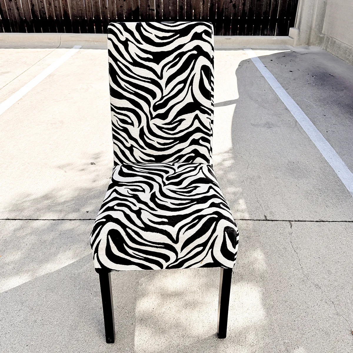 Zebra Print Dining Chair