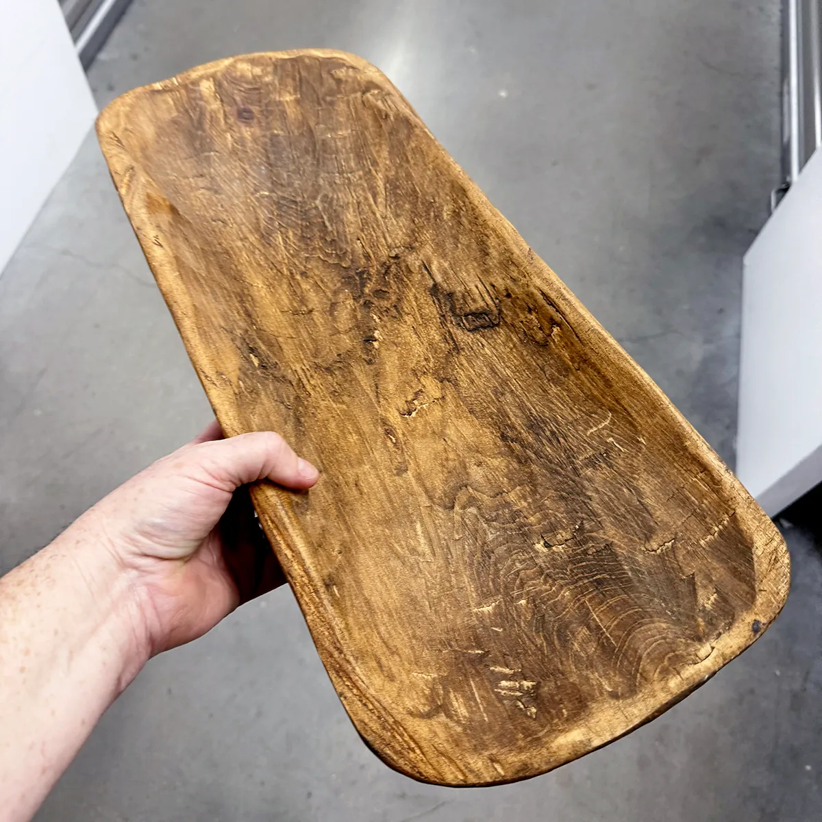 Wooden Bread Bowl - Dough Bowl - Hand Carved Wooden Bowl