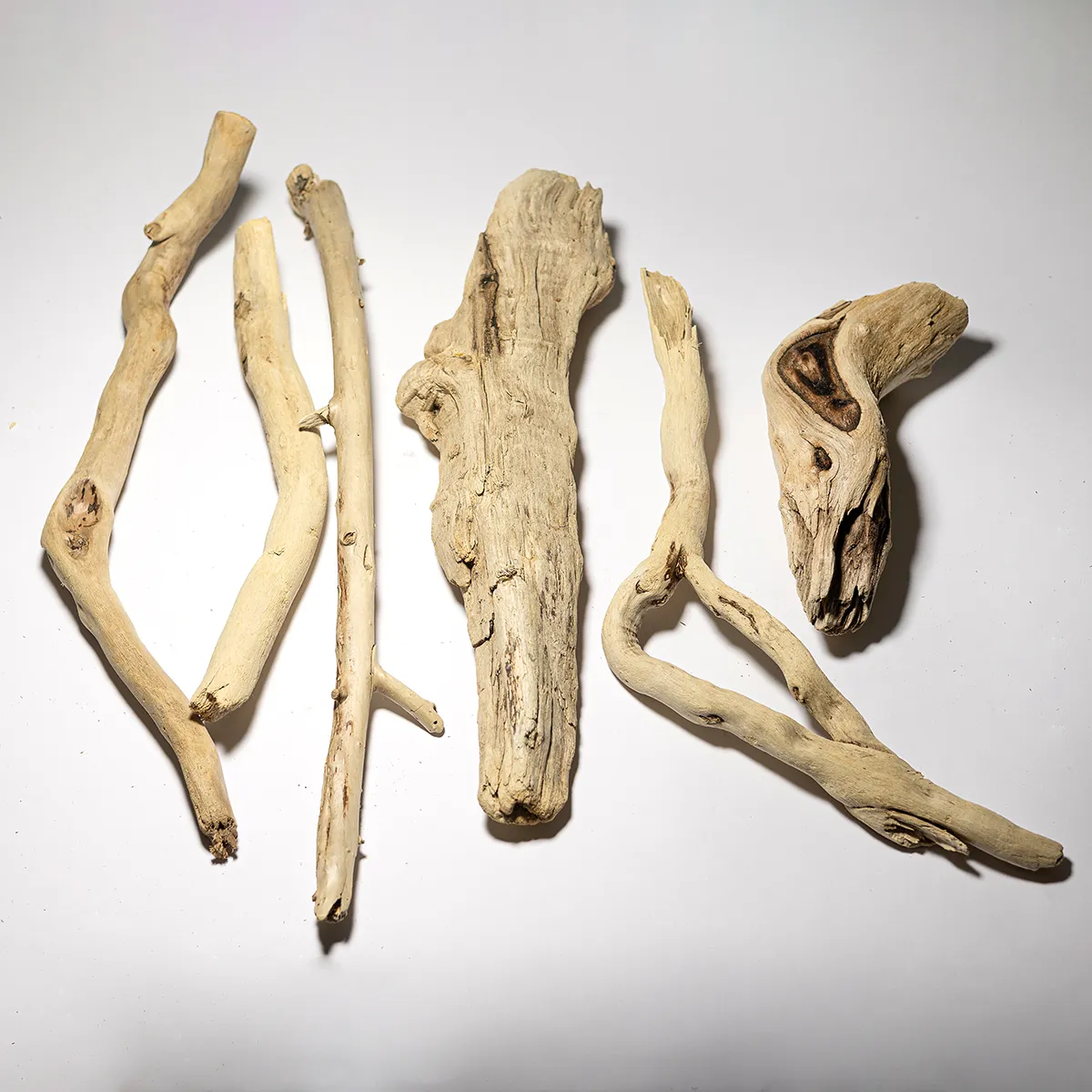 Authentic Southern California Beachwood Taupe Weathered battered wood pieces large