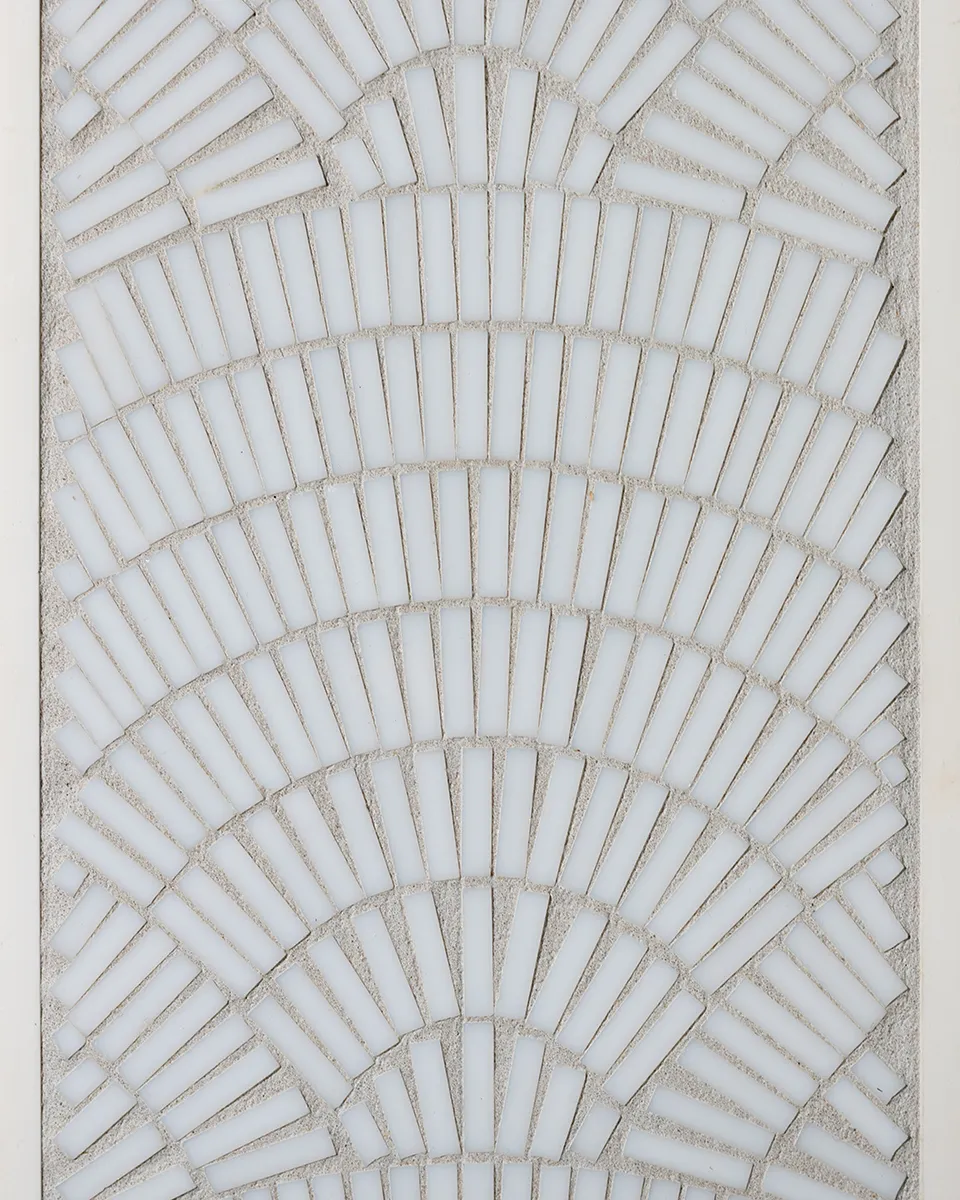 White Mosaic Tile Board