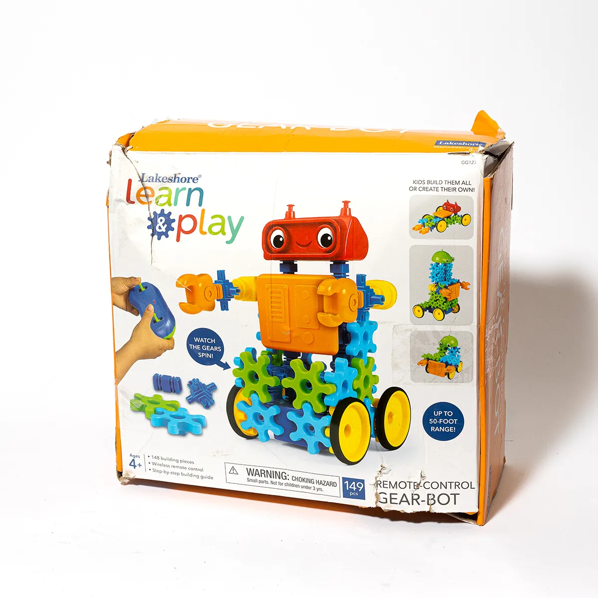 Childs Stem Toy Gear Bot Colorful - 12"