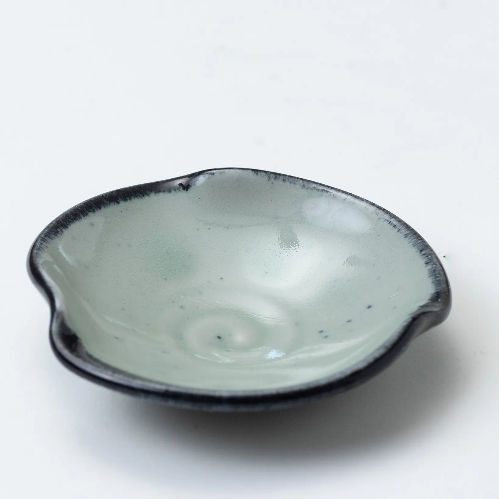 Light Blue Ramekin with 3 Pinched Edges  - 1.5" x 3"