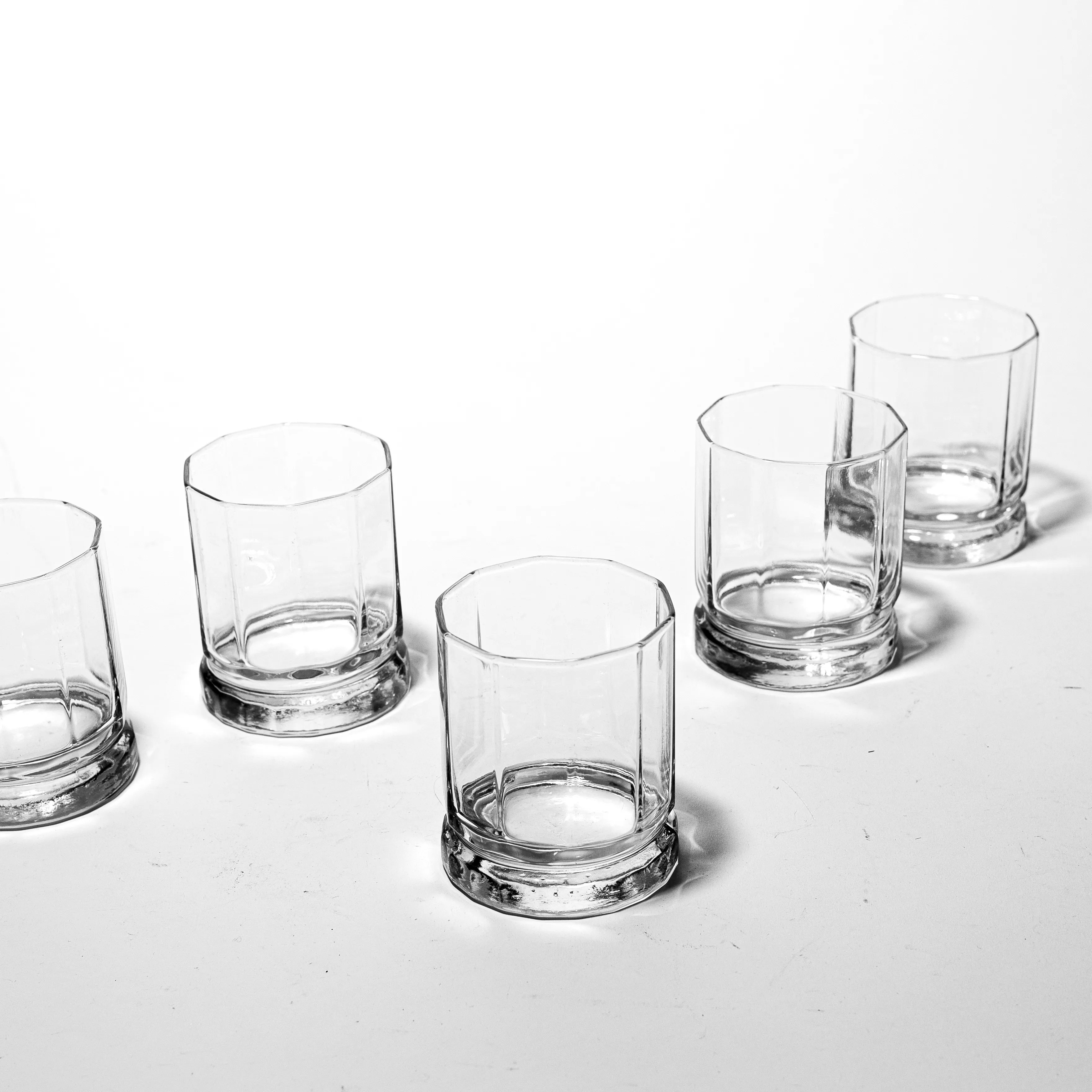 Anchor Hocking Essex Clear Double Old Fashioned Glass 