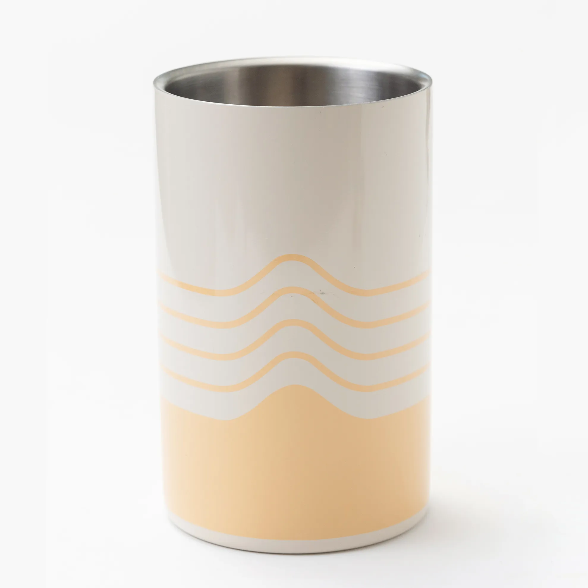  Wavy Orange Wine Chiller