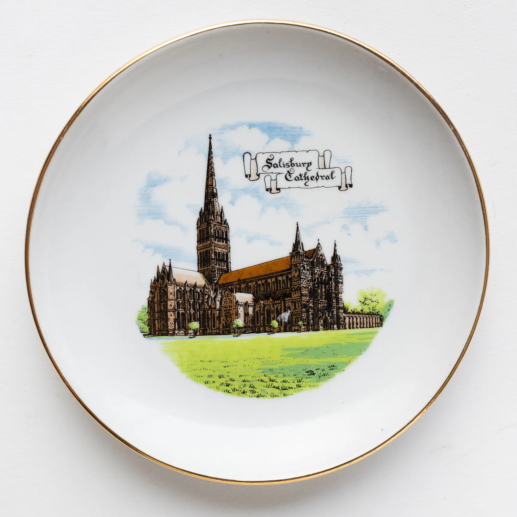 Salisbury Cathedral Souvenir Plate