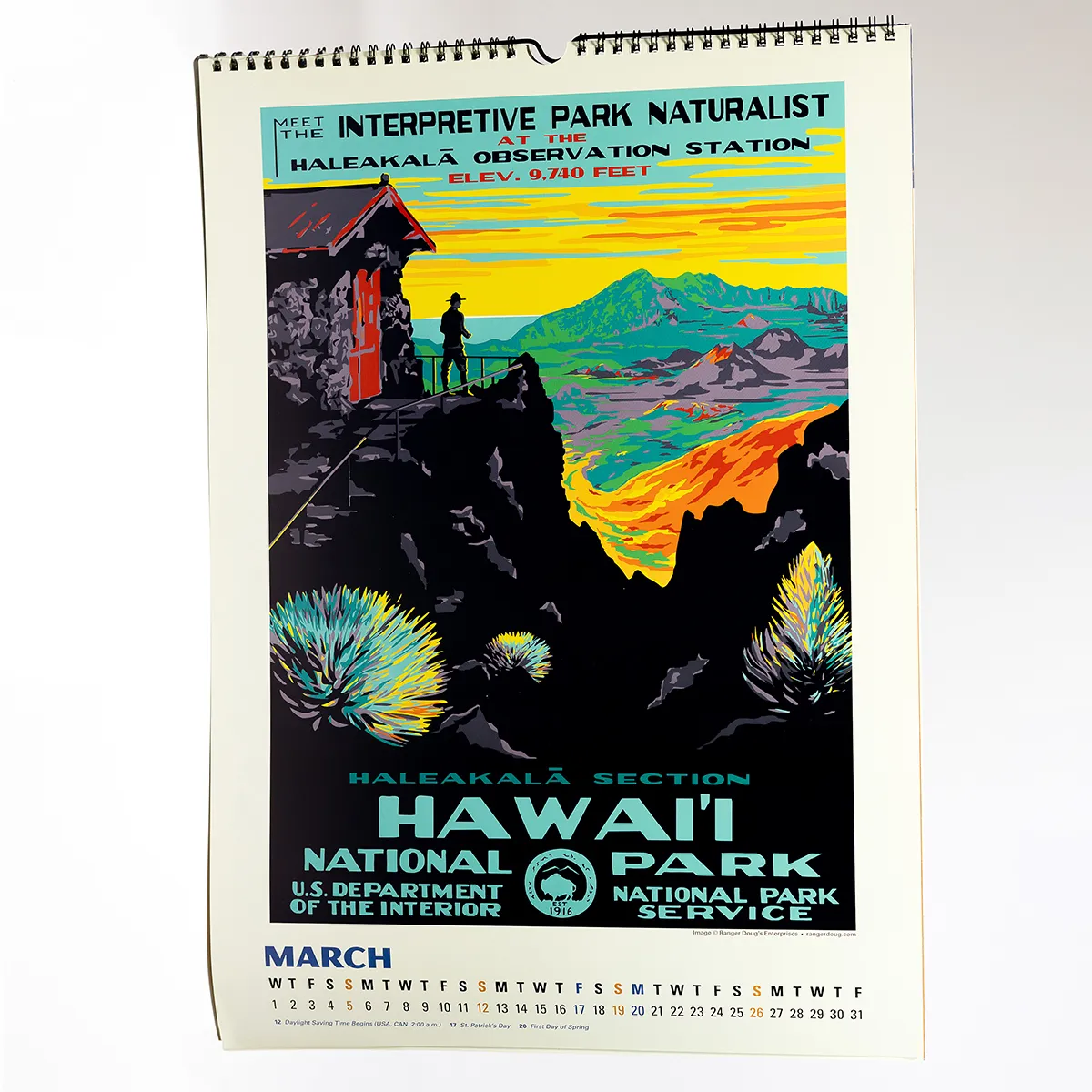 National Parks Poster Art of the WPA 2023 Calendar - 19" x 13.5"