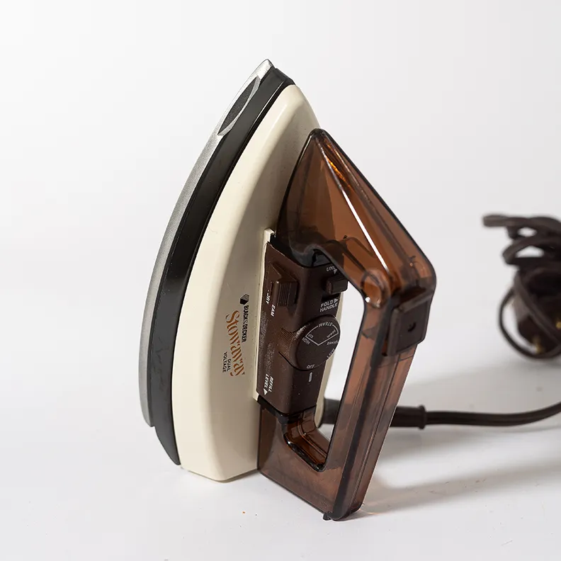 70s Travel Iron Stowaway -  8" x 5"