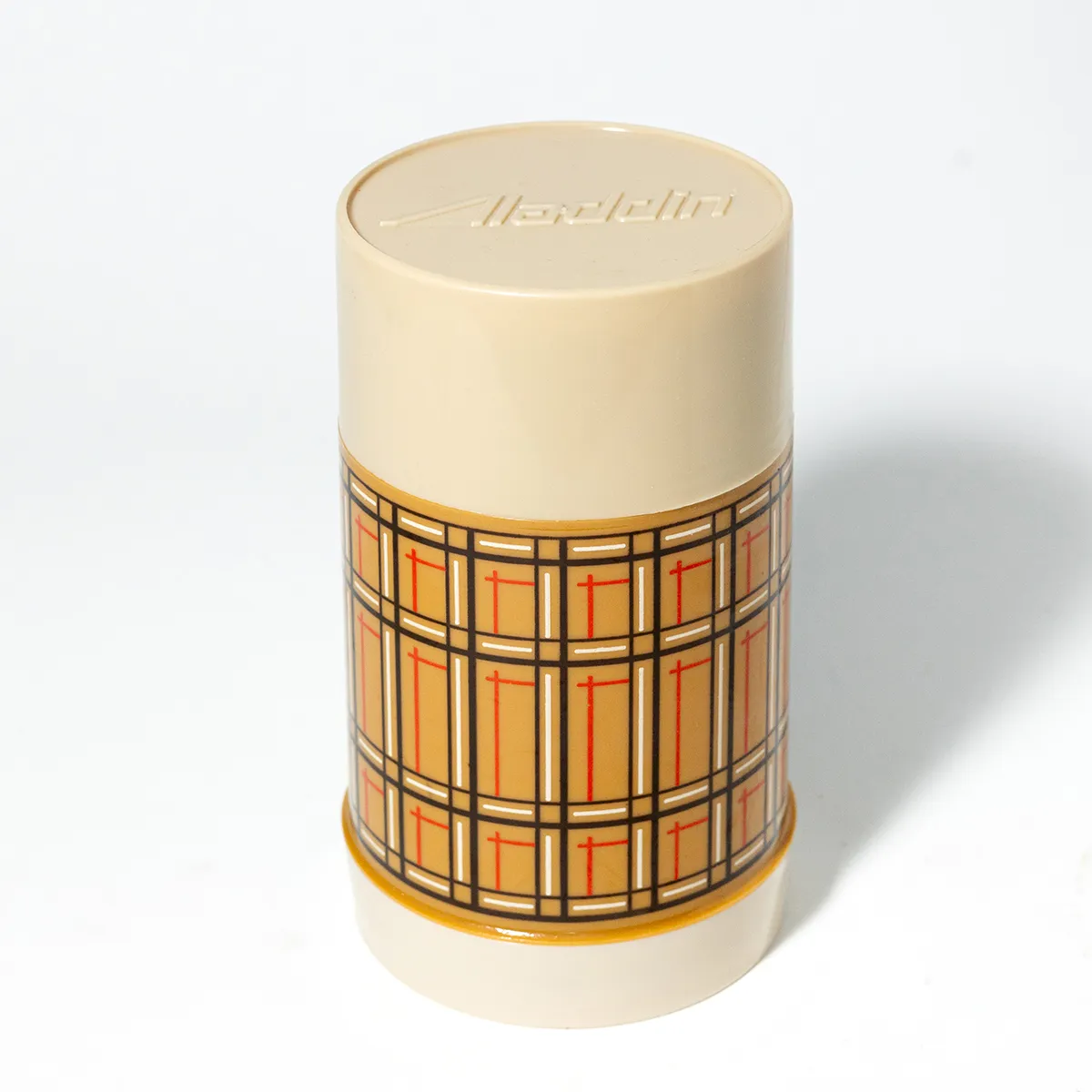 Aladdin Best Buy Plaid Vacuum Bottle Pint Wide Mouth Vintage Thermos Classic