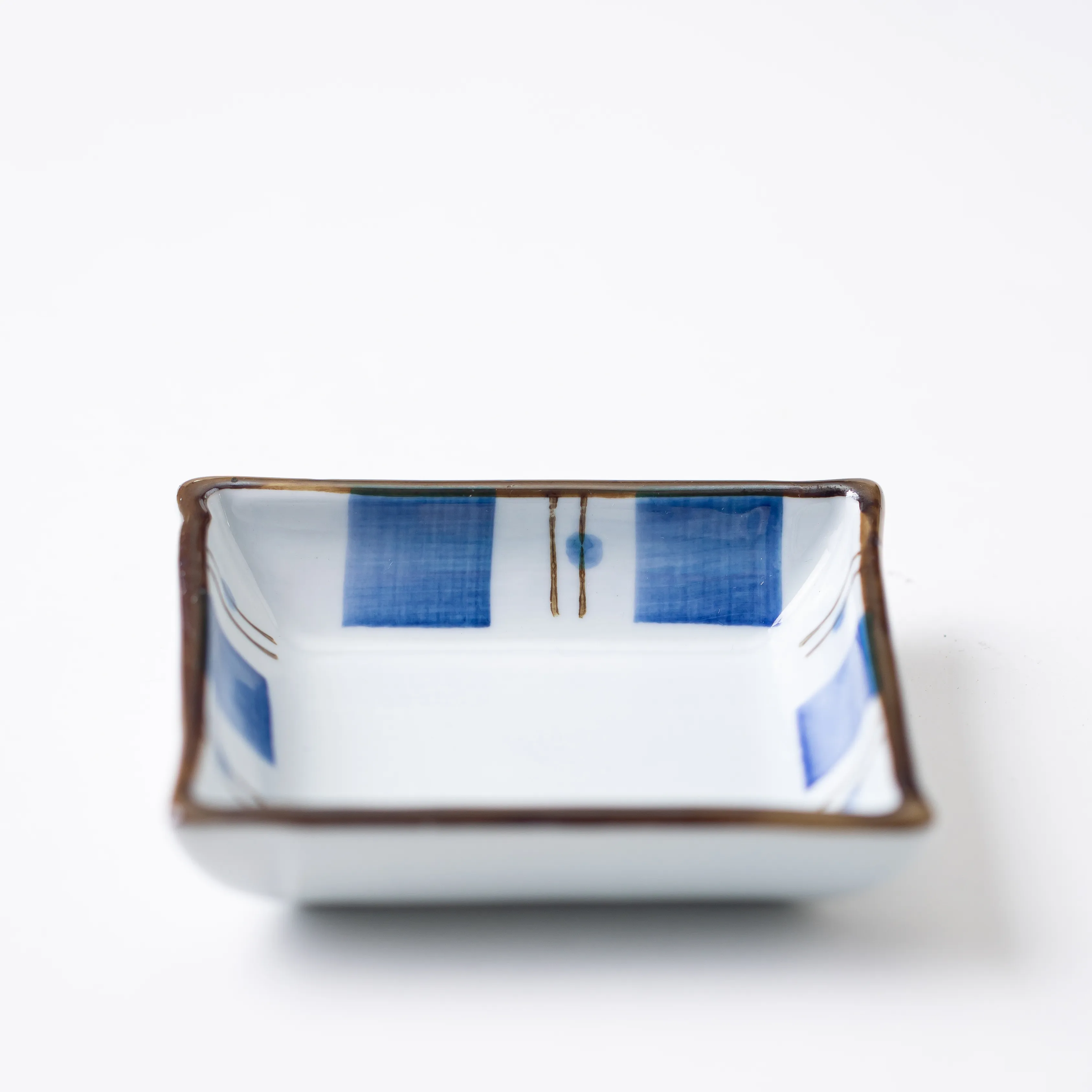 Blue and White Chopstick Rest - 3.5" x 3"