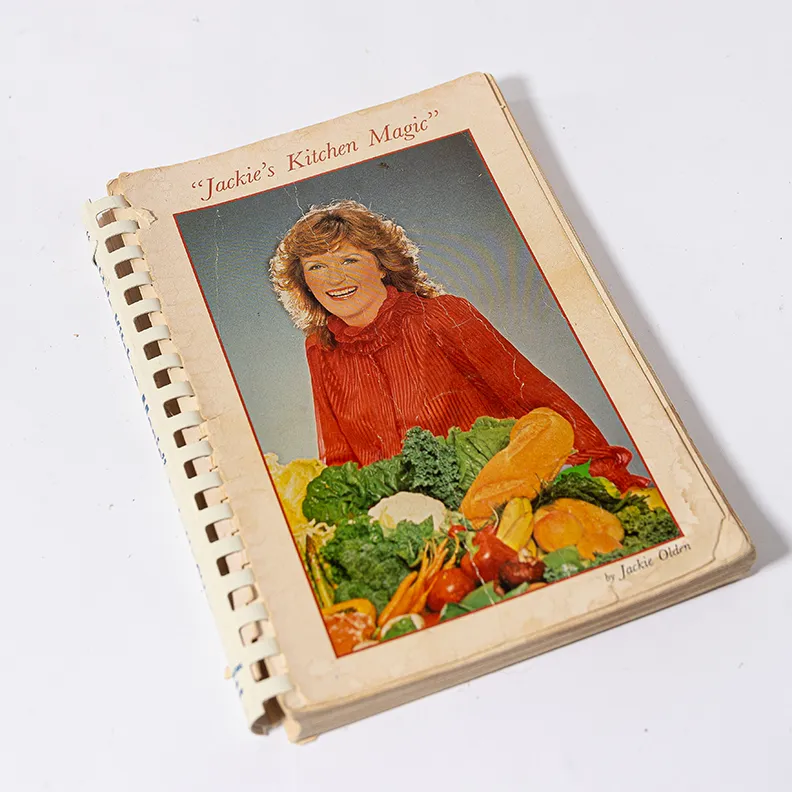 Vintage Cookbook Jackie's Kitchen Magic - 10" x 7.5" x .75"