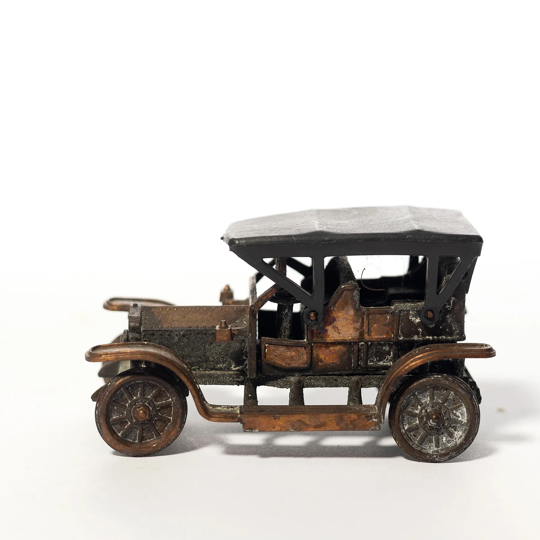 Dye Cast Metal Rolls Royce Pencil Sharpener, Vintage - 3" x 2"