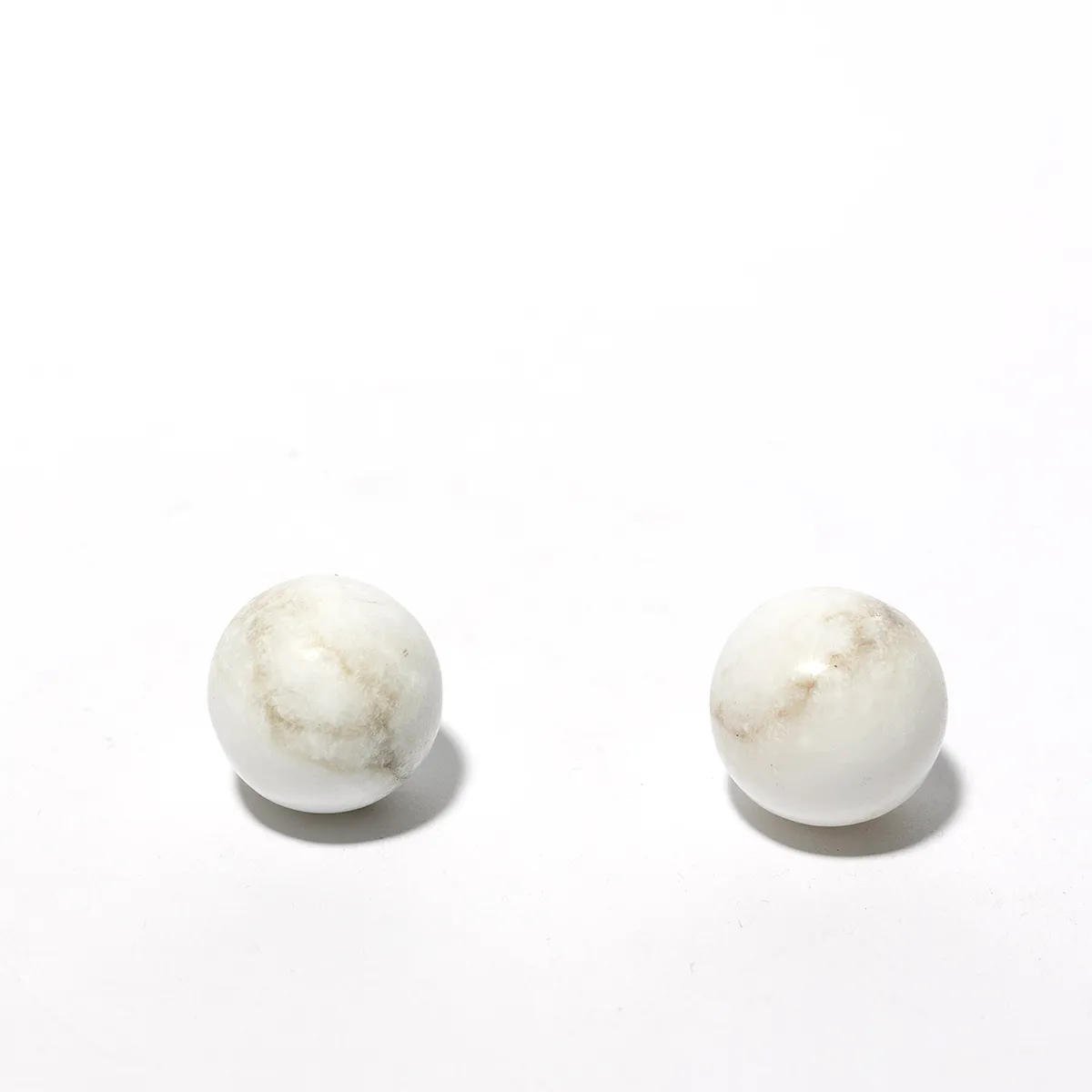 Round White Marble Ball Photography risers