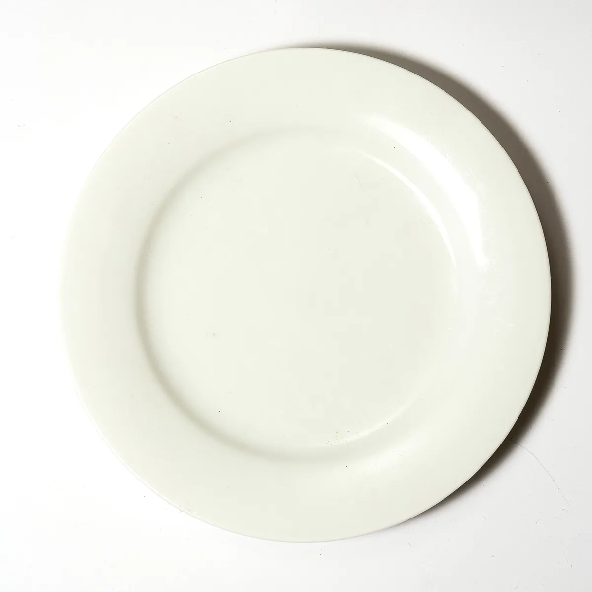 Plain White Salad Plate Aspen Rim set - 8.5"