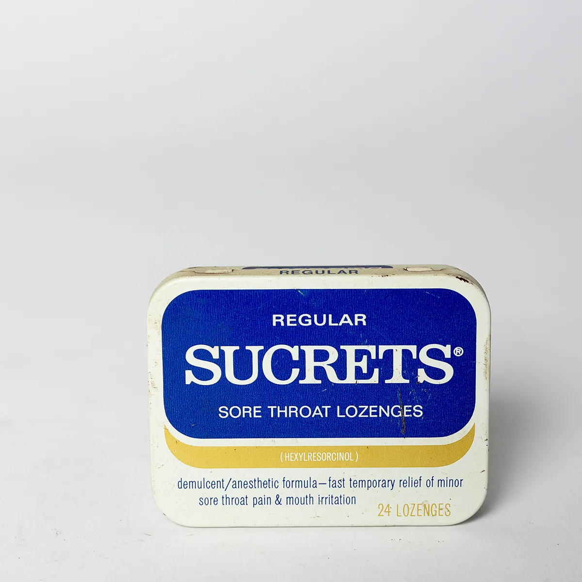 Vintage Sucrets Throat Losenges Tin
