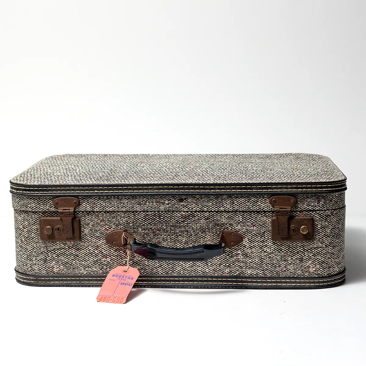 Vintage Suitcase Hard Cover Nice Texture accent piece