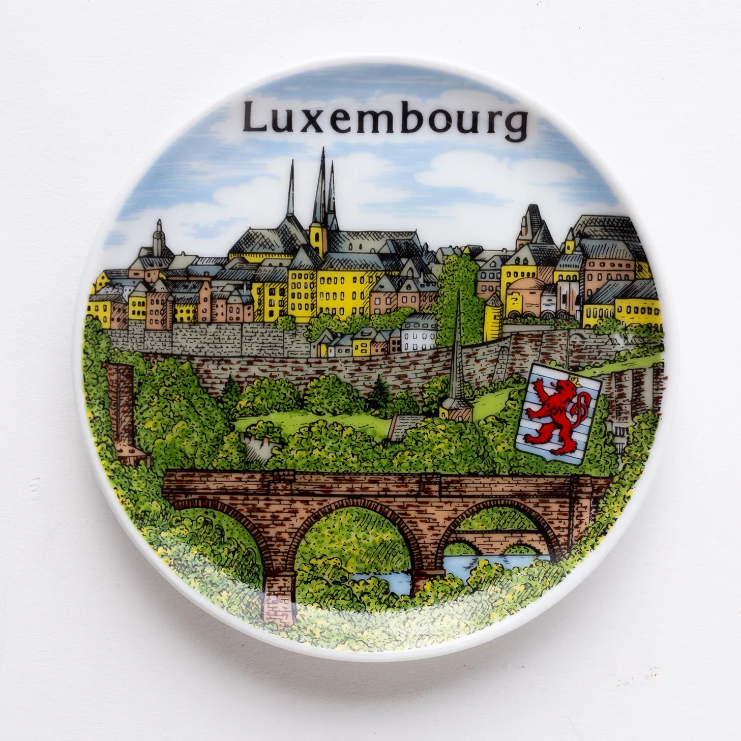 Luxemborg Souvenir Plate