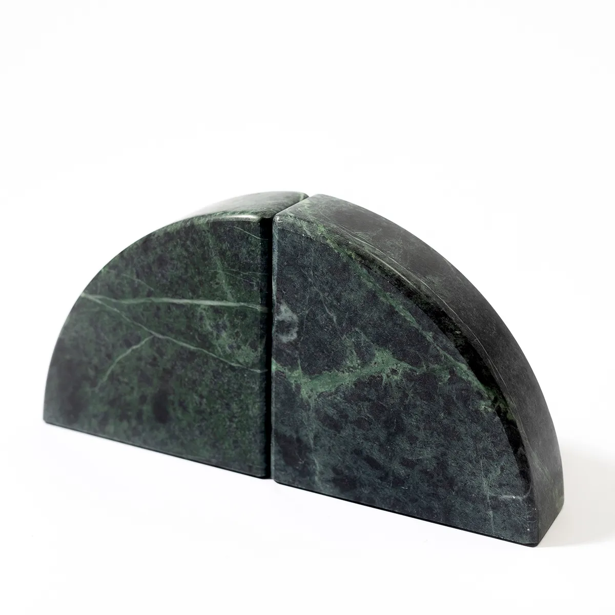 Vintage Pier 1 Green Marble book ends Riser - 5.5"