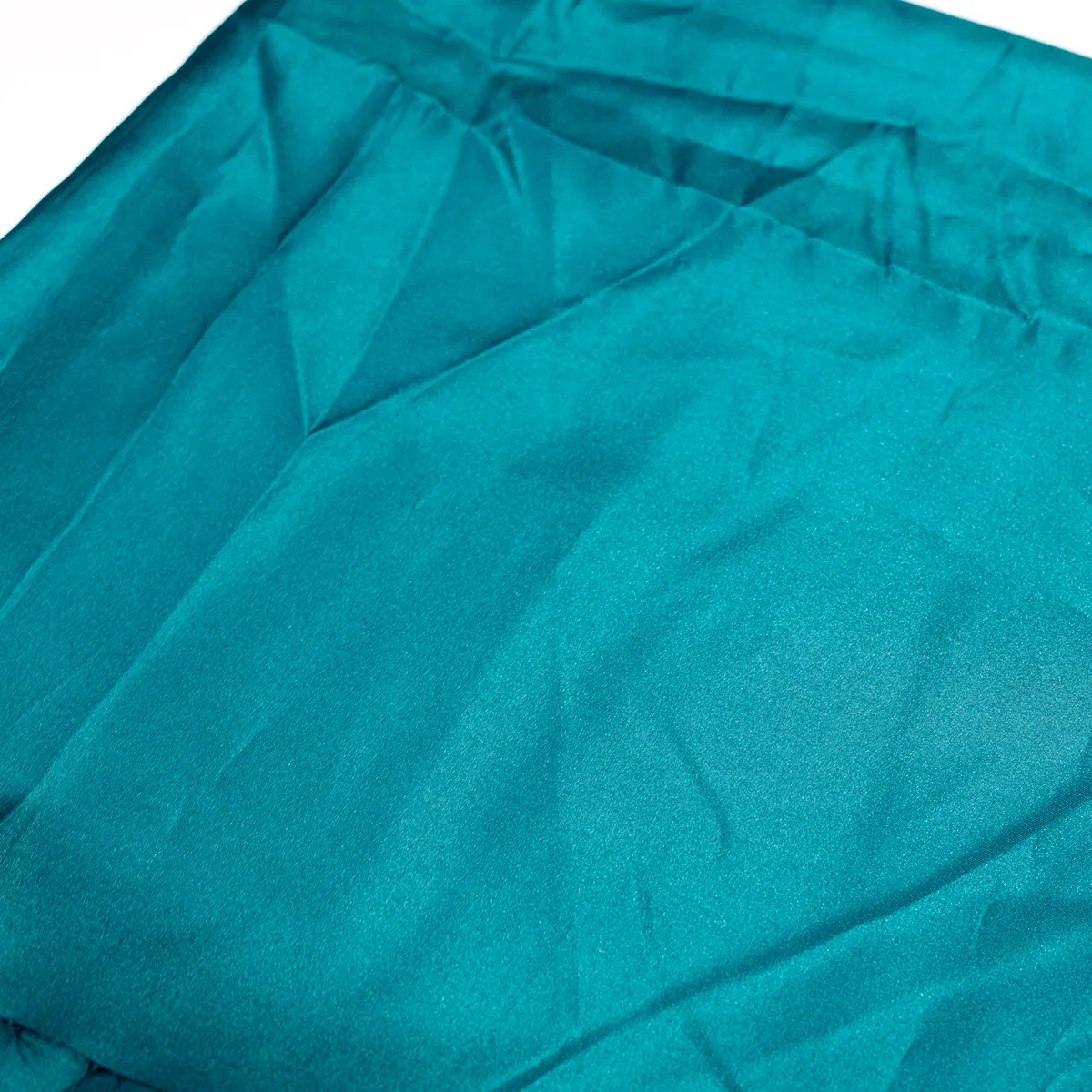 Fabric: Teal Blue Shiny, faux satin, shimmery