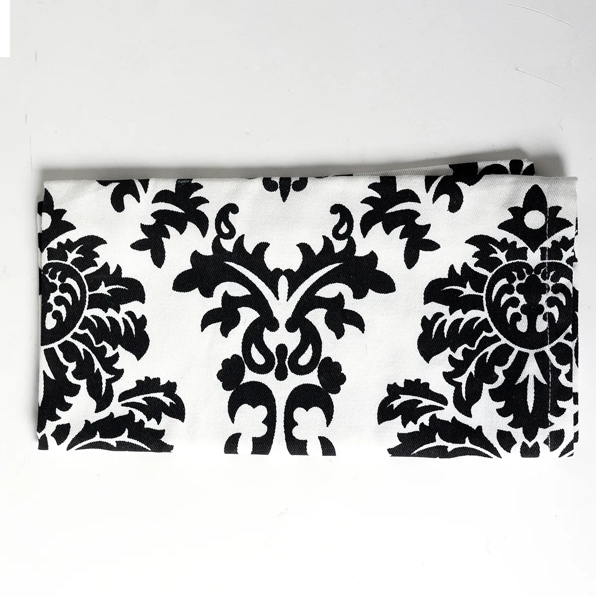 Black and White Heavy Linen Napkin square 