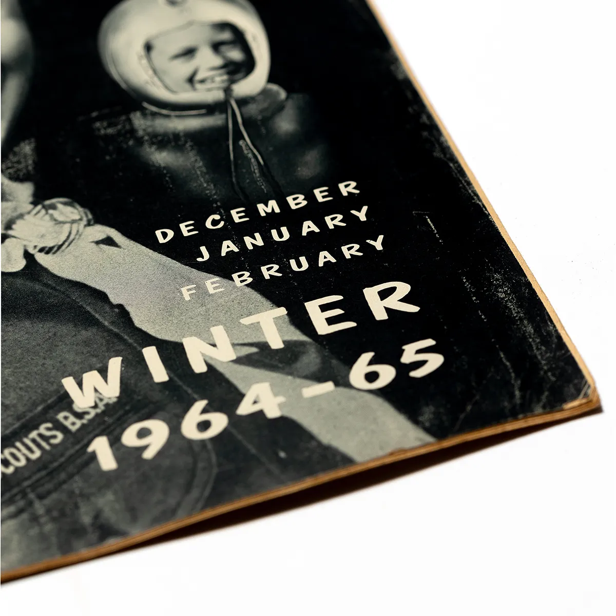 Cub Scout Program Quarterly Winter 1964-65 Black and White Photograph of a young boy - 11" x 8.5"