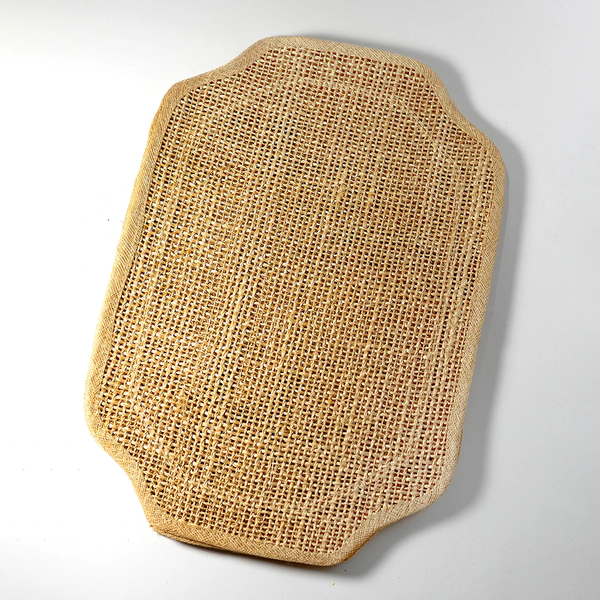 Woven Placemat Bamboo Rectangle with round indented corners - 19" x 13"