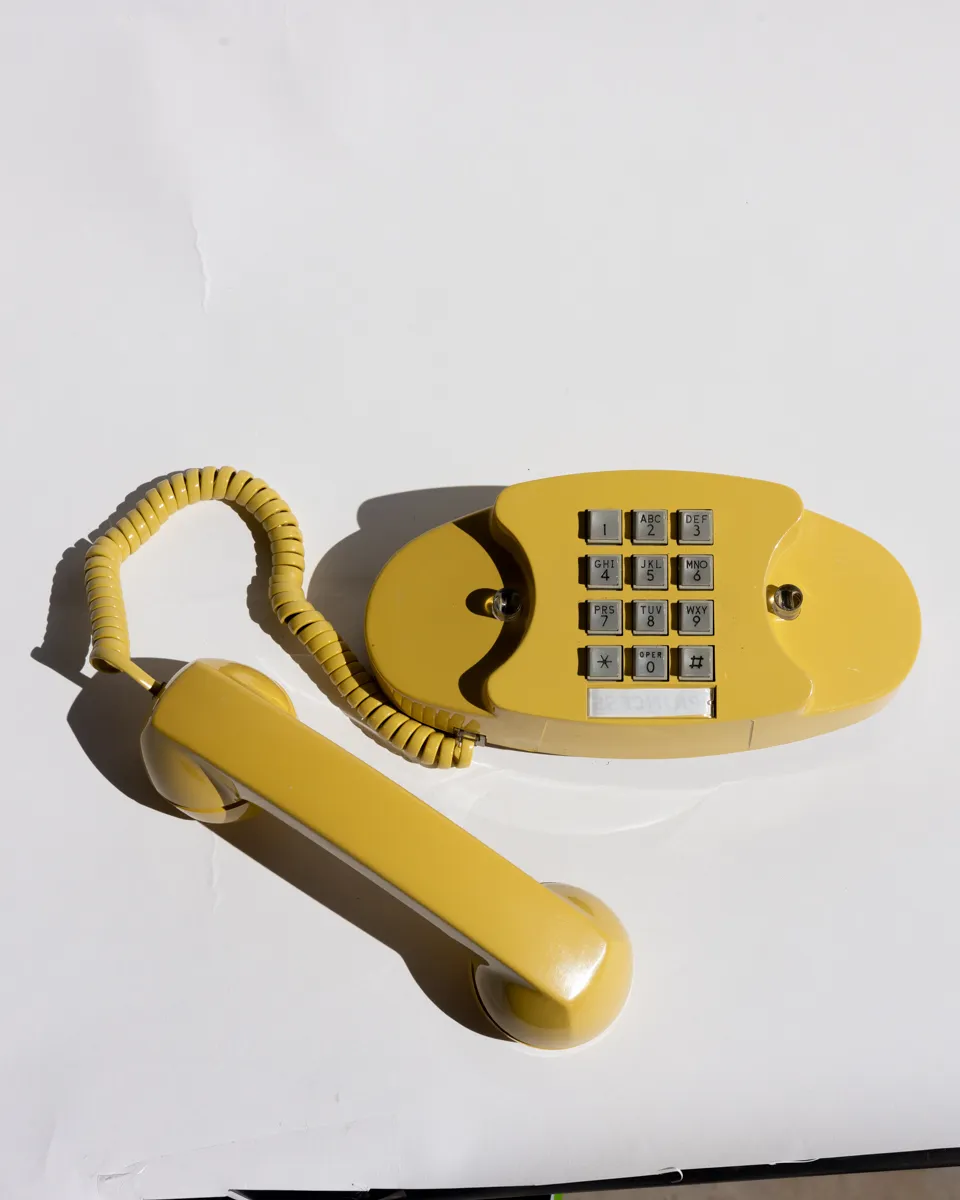 1960 Vintage Yellow Western Electric Princess Telephone