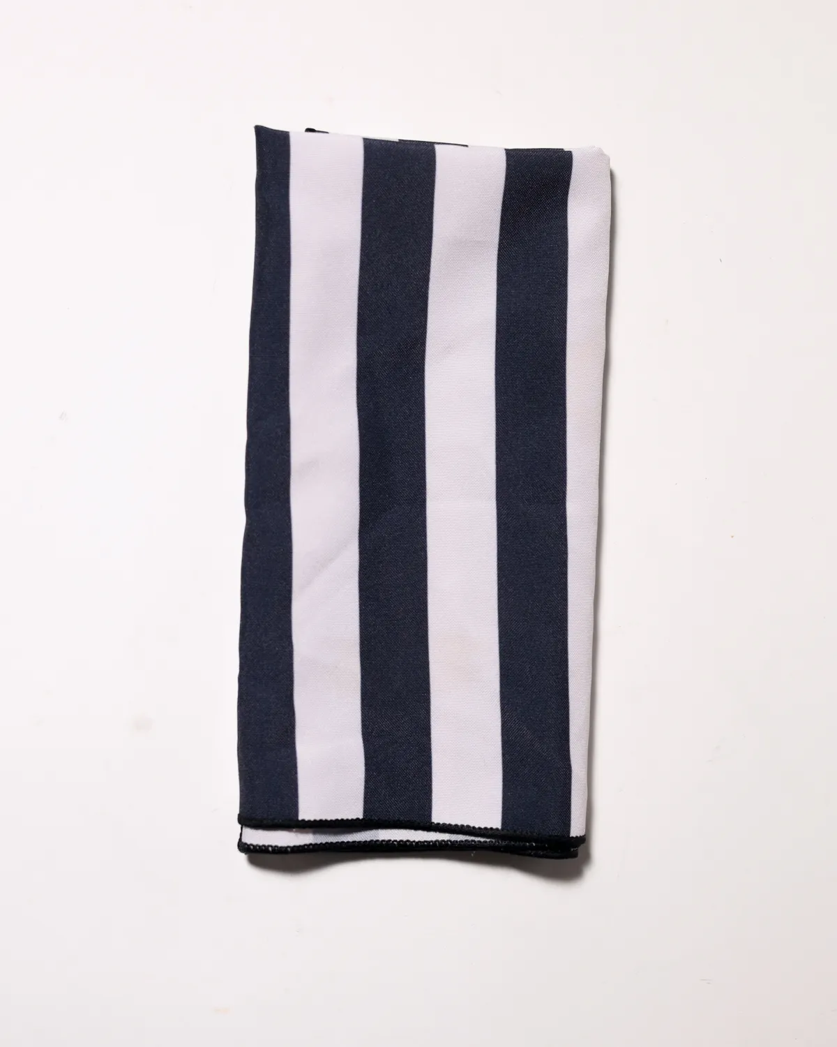 Classic Navy White Stripe Cotton Cloth Napkin