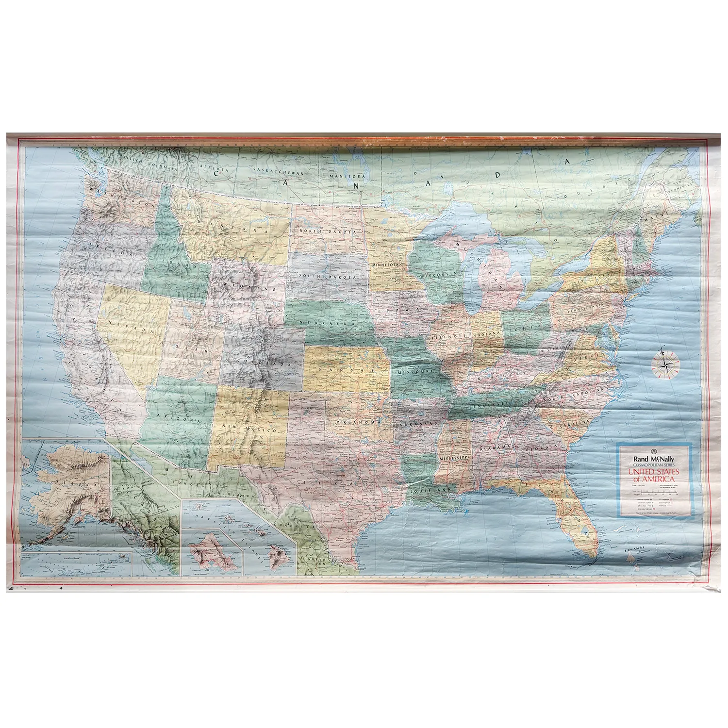 Rand McNally - US Rolling Wall Map