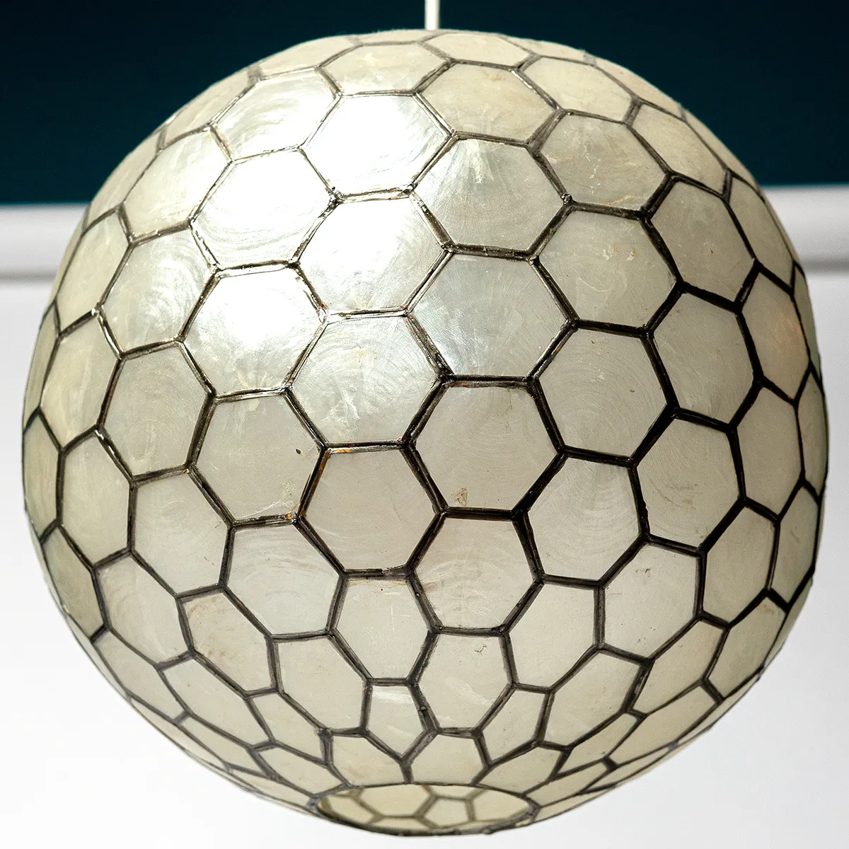 Housewares Lamp: West Elm Sea Shell Globe Light Pendant Large Hard Wired