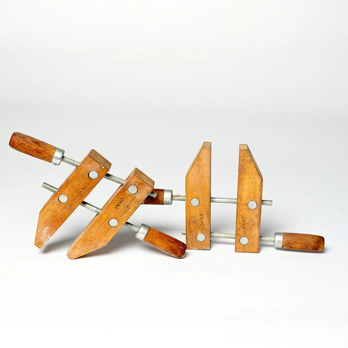 Garage Tool: Jorgenson Wood Clamps Vintage, Antique, Pair - 11" x 6"