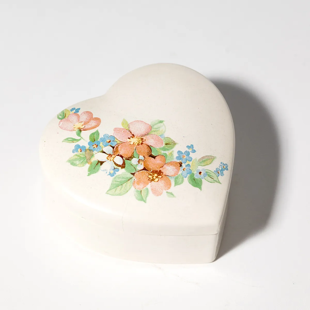 Vintage Wedgwood Blue and White heart shaped Trinket dish, Ashtray, Jewelry