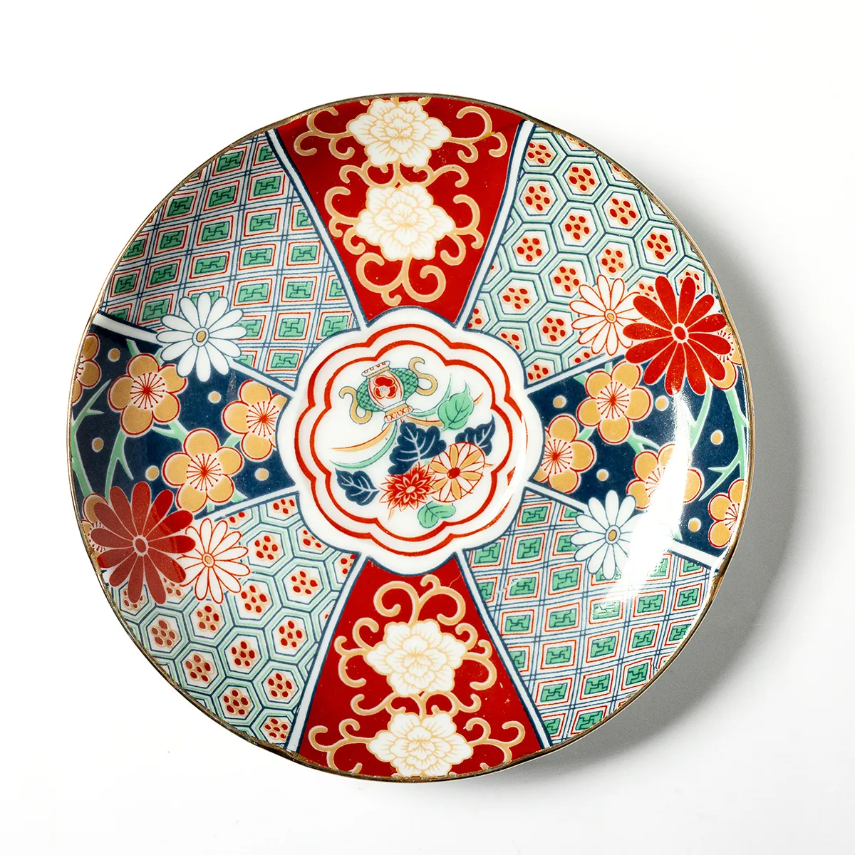 Vintage Japanese Arita Imari Fine China Saucer