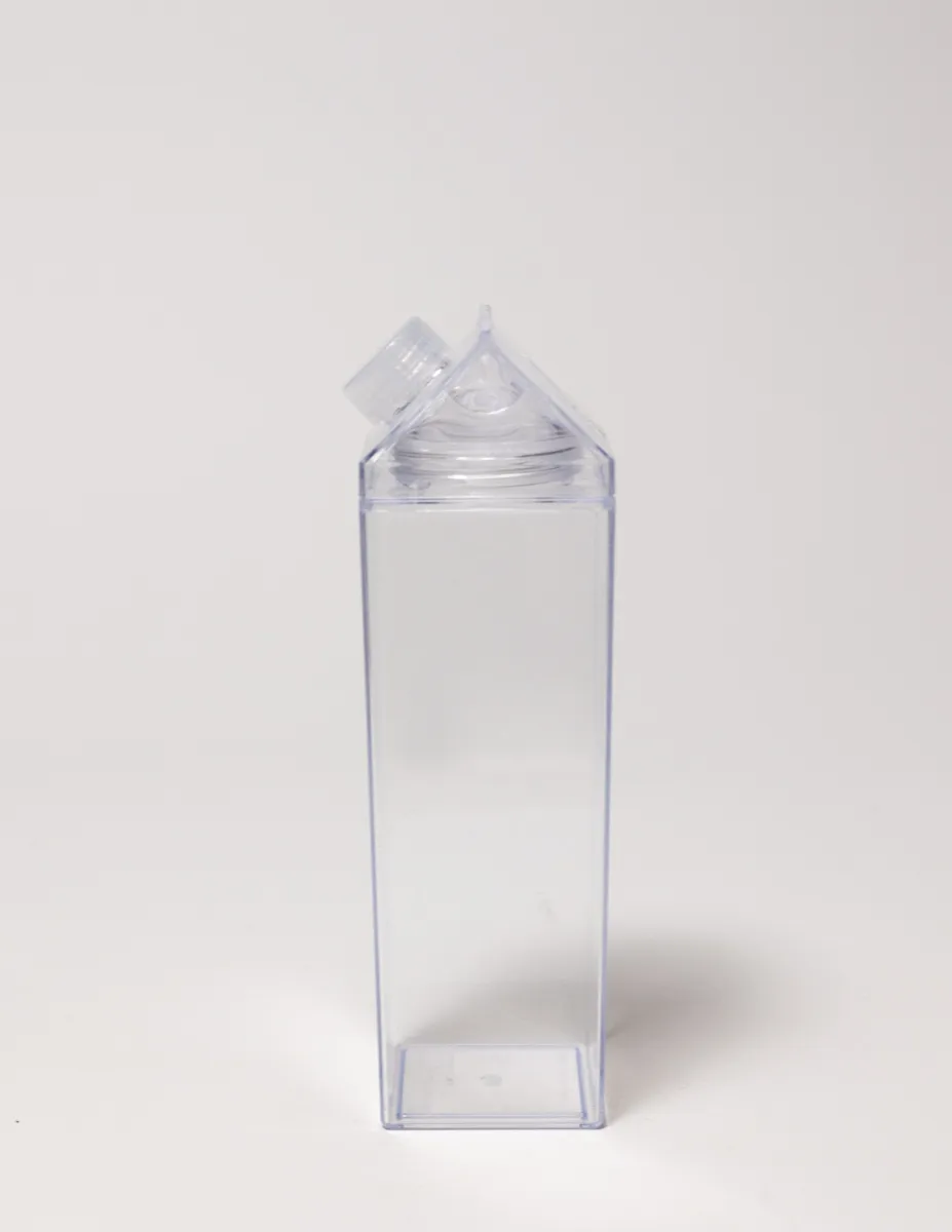 Clear Plastic Milk Jug Shaped Milk / Creamer dispenser