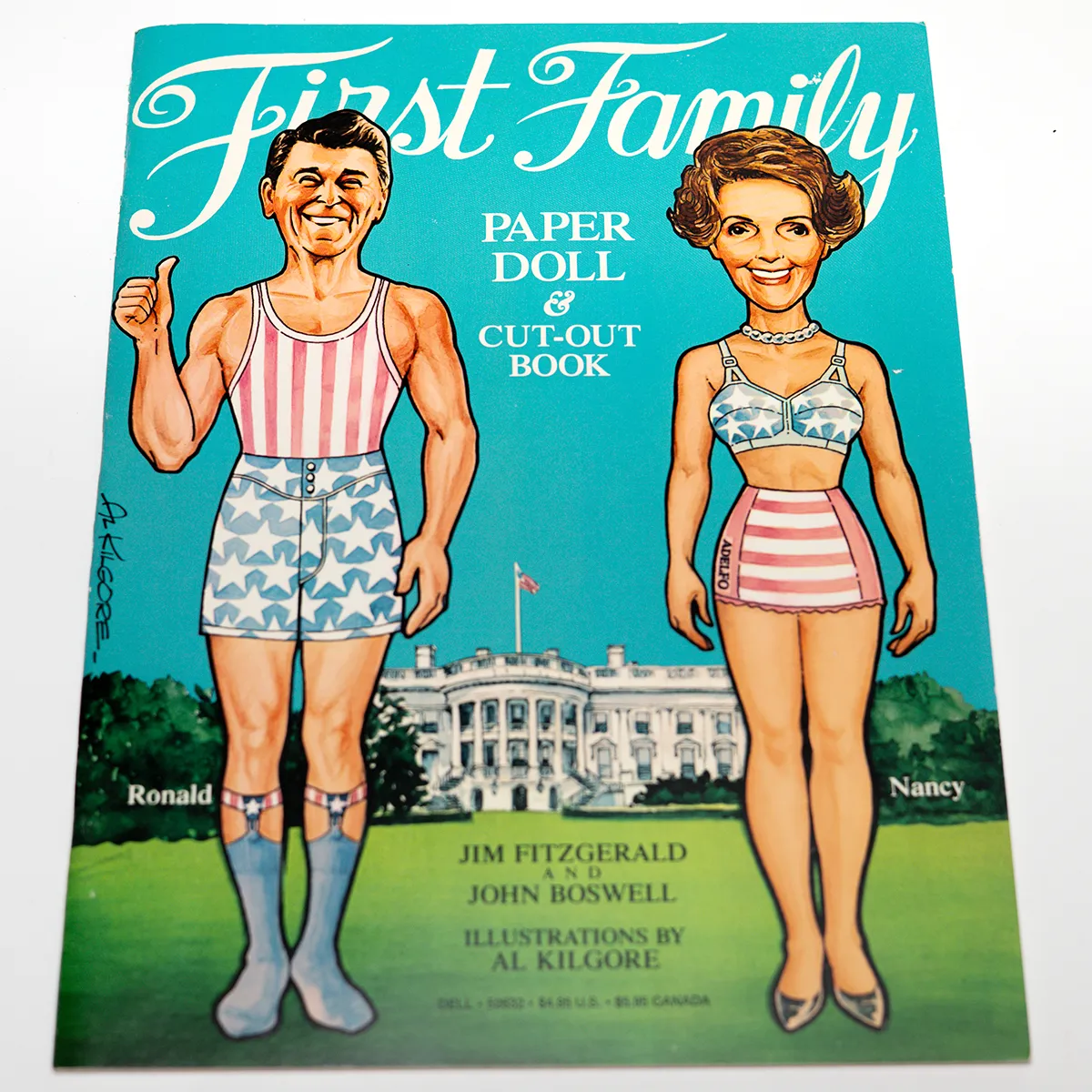 First Family Paper Doll Book Set with Ronald and Nancy Reagan