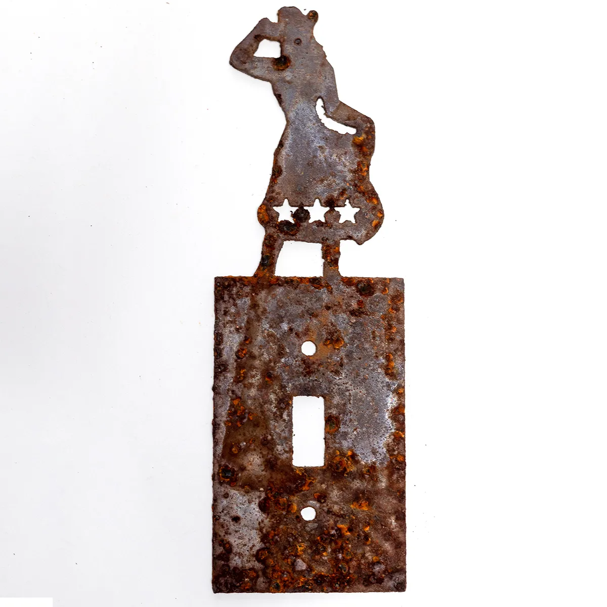 Vintage Rusted Light Switch Cover Sassy Cowgirl Western Cabin Home Decor