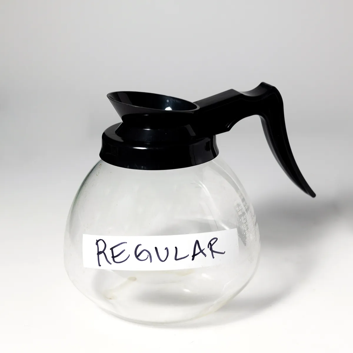 Bunn Glass Coffee Pot Carafe Decanter Black Top Restaurant Style Diner