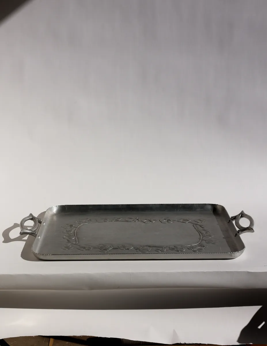 Vintage Everlast Hand-Forged Aluminum Serving Tray