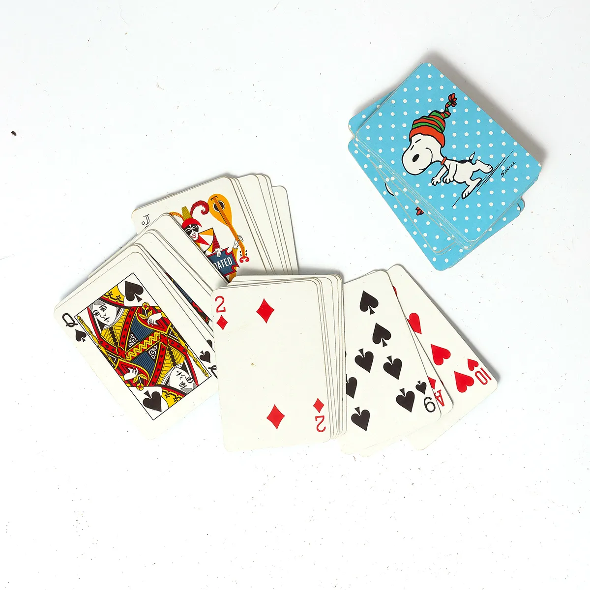 Snoopy Hallmark miniature playing cards - 2.5" x 1.75"