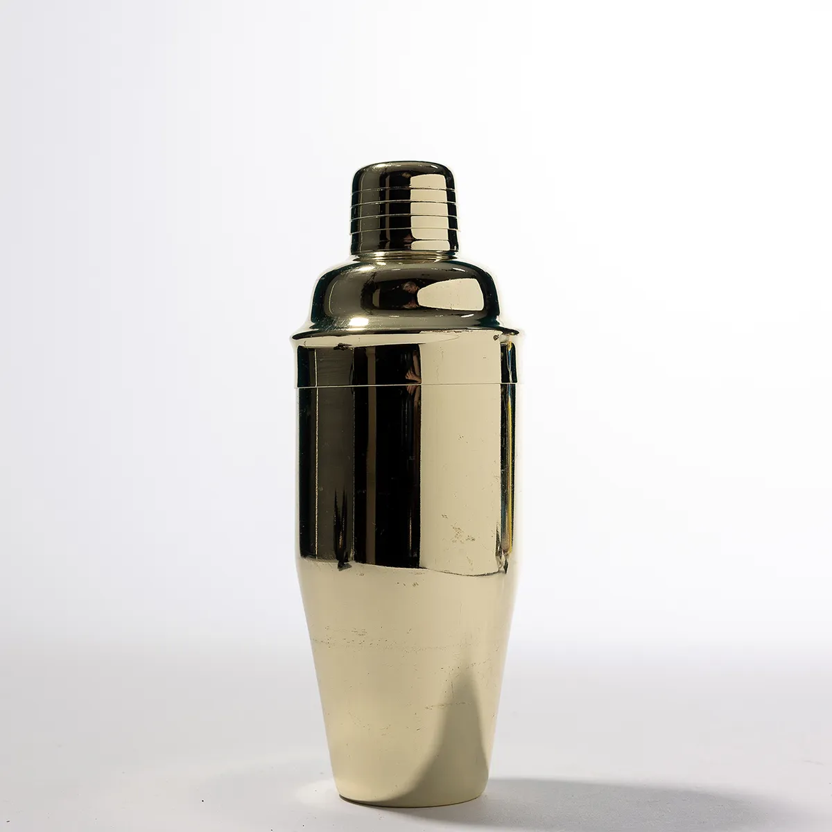 Solid Gold Cocktail Shaker - 9" x 3.5"