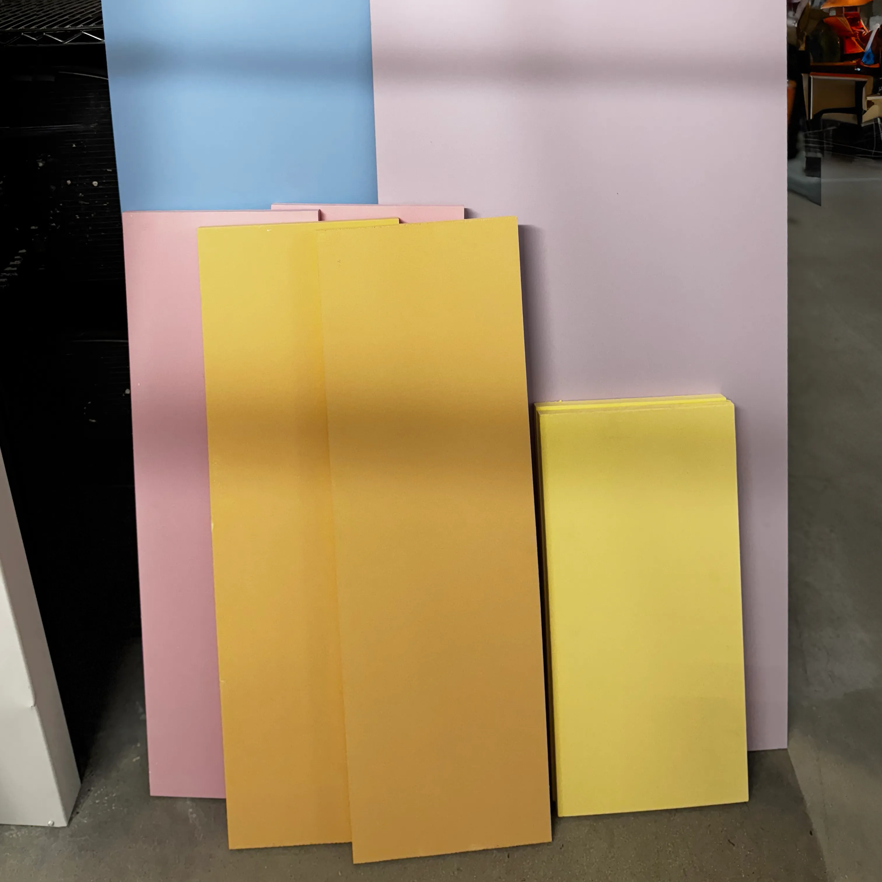 Surface Peach Painted Boards 2' x 3'