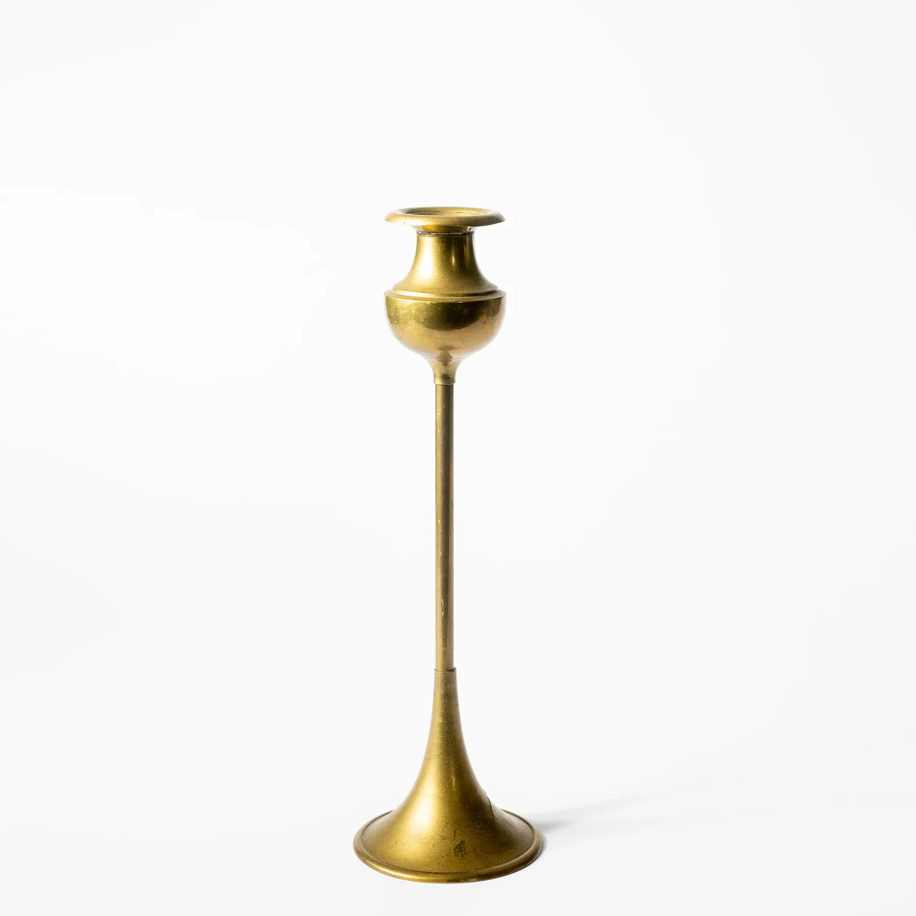 Brass Candle Holder - 13" x 3.75
