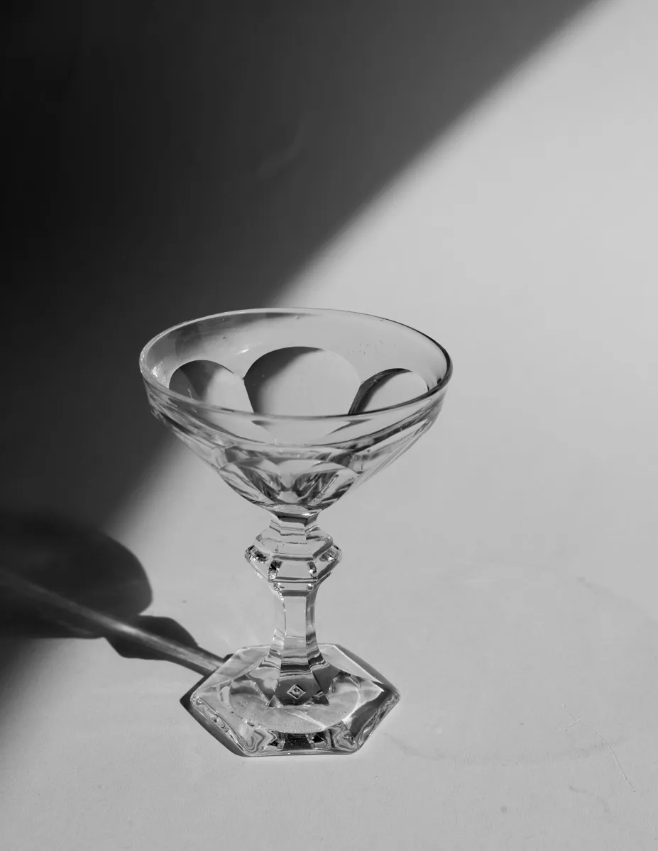 Liquor Cocktail Colonial Clear - Crystal Champagne Coupe