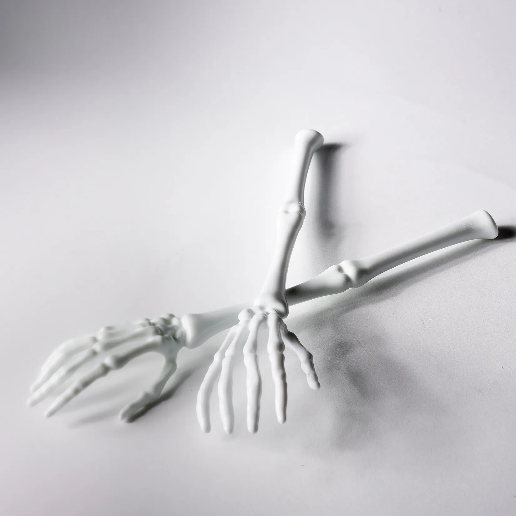 Halloween Plastic Skeleton arms and hands - 13"