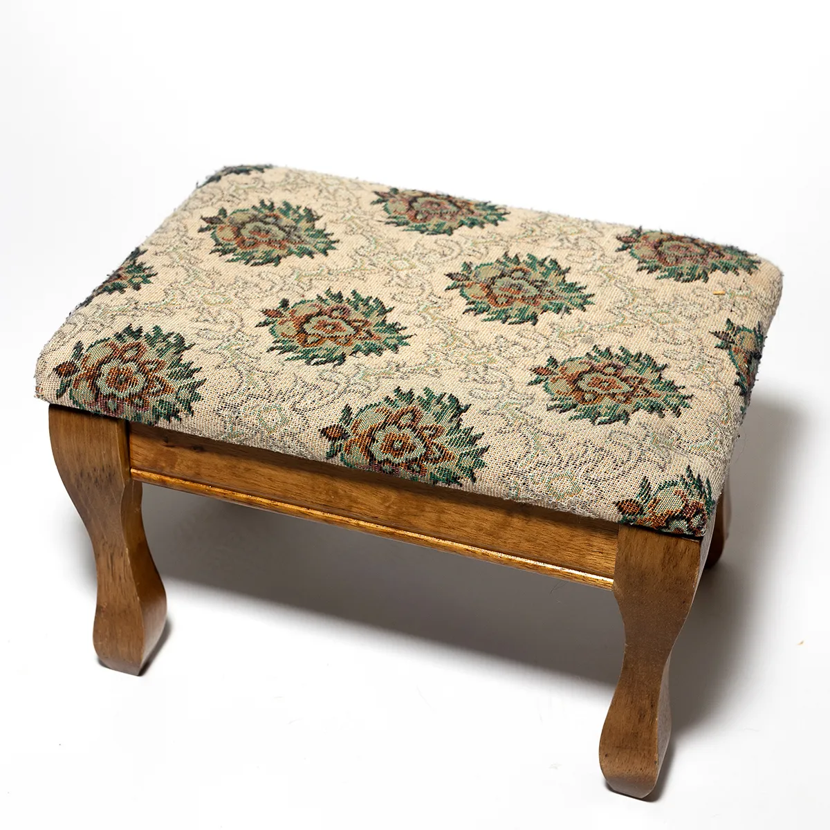 Upholstered Vanity Foot Stool 